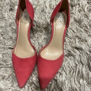 Vince Camuto Red Pointed Toe Heels